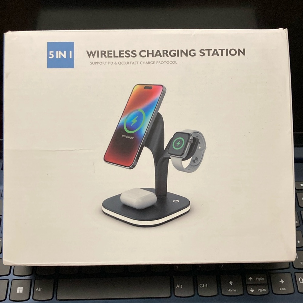 5 in 1 wireless charging station
